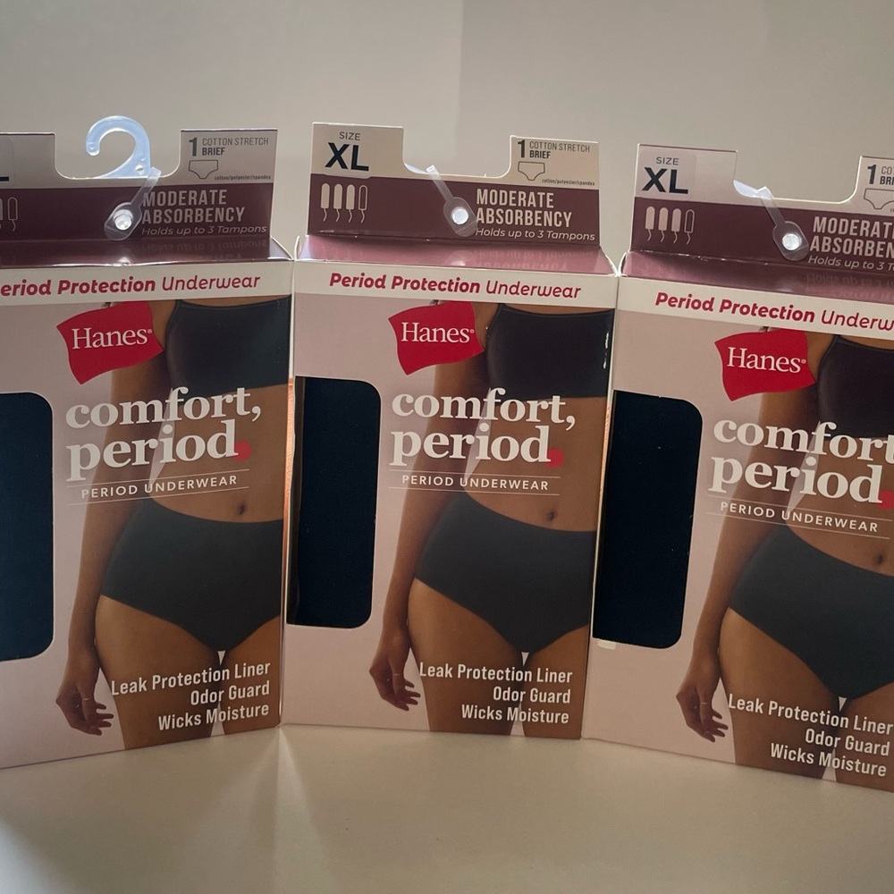 Hanes Comfort Period Underwear Bundle